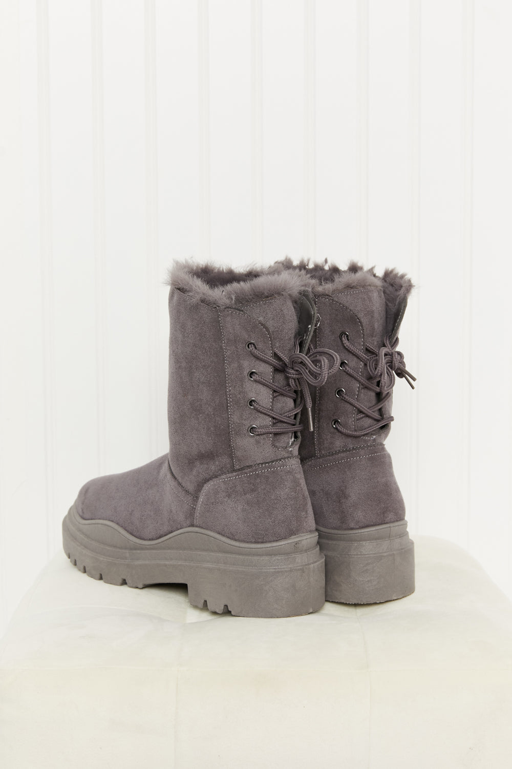 Legend Snowfall Lace-Up Faux Fur Lined Boots
