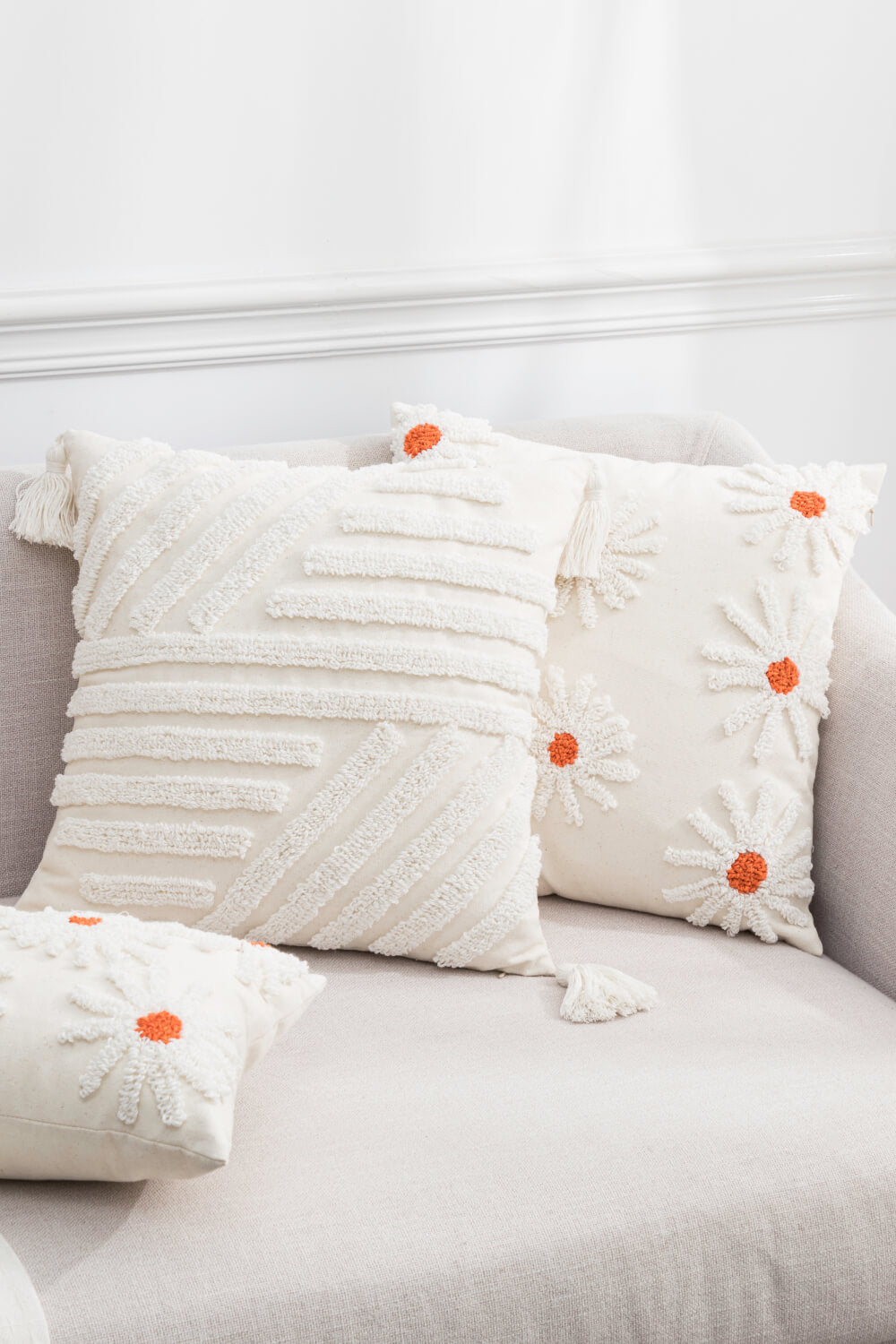 5 Styles Textured Pillow Cover