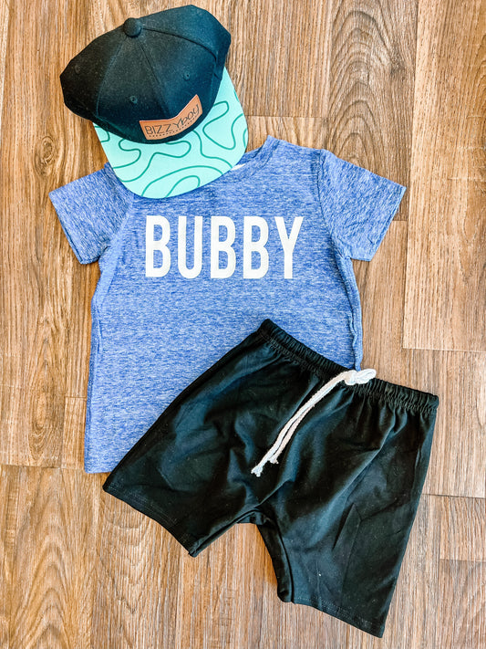 BUBBY | Toddler Heather Blue Tee