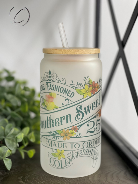 Olde Fashioned Southern Sweet Tea 16oz Libbey Glass
