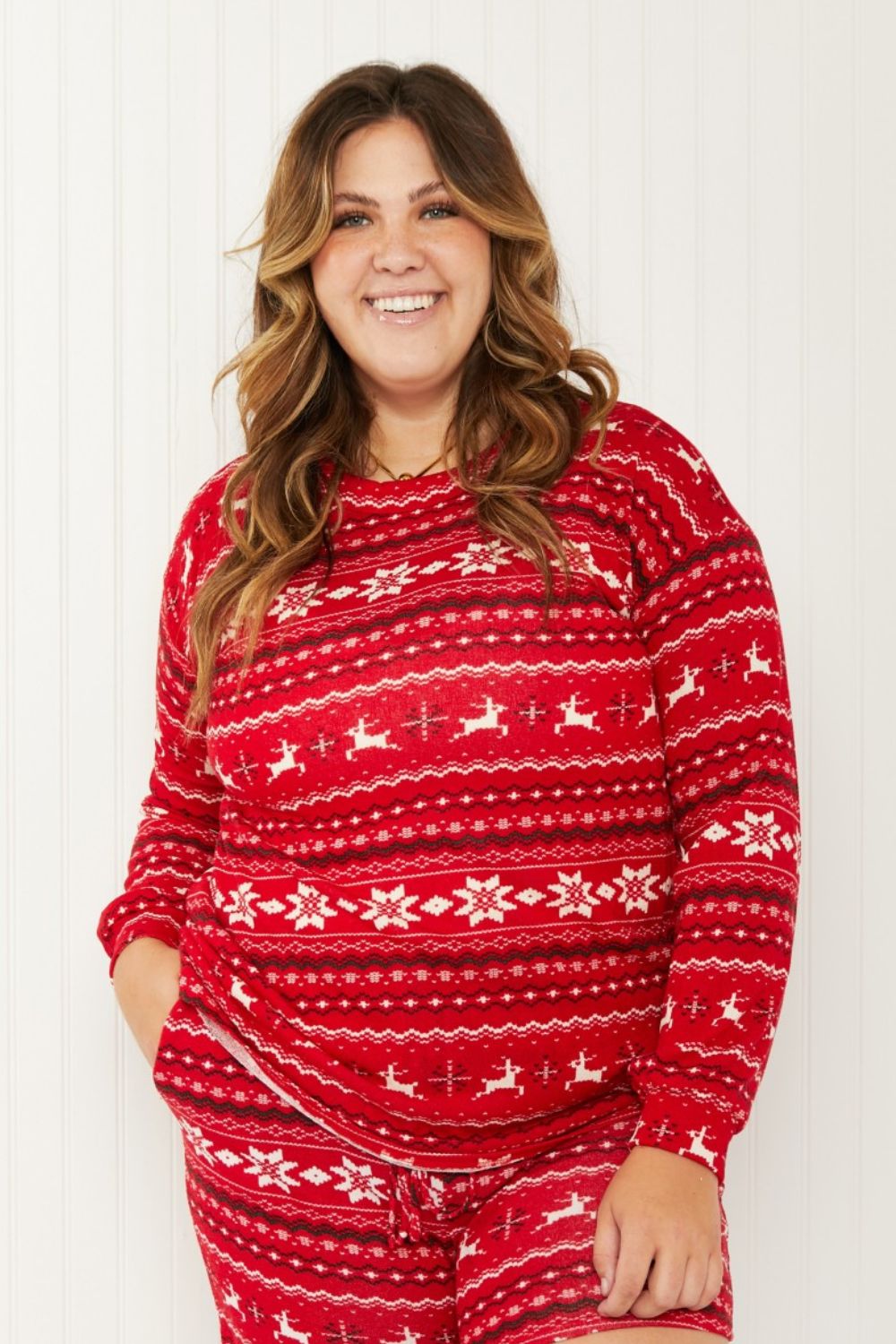 Heimish Opening Gifts Full Size Fair Isle Lounge Top