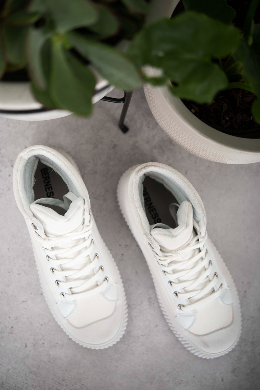 Berness Lace-Up High-Top Sneakers