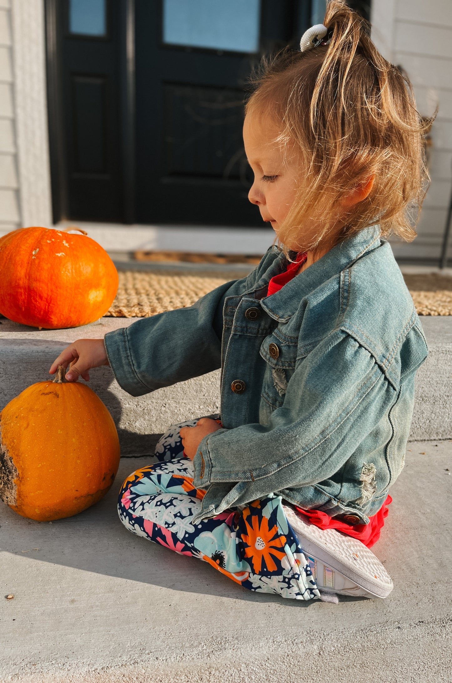 Landyn | Distressed Denim Jacket